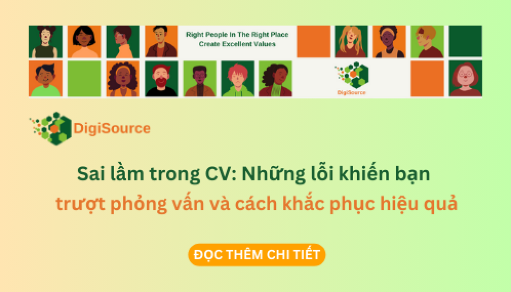 Sai lầm trong CV: Những lỗi khiến bạn trượt phỏng vấn và cách khắc phục hiệu quả