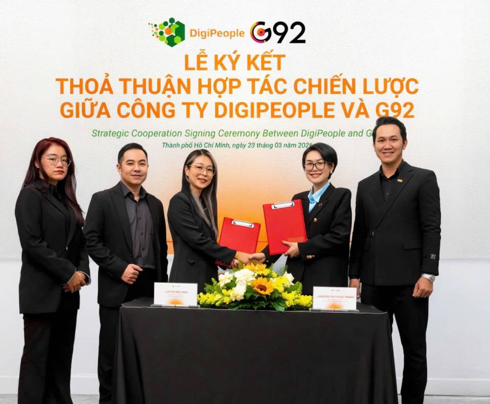 DigiPeople và G92 chính thức ký kết Biên bản Đối tác Chiến lược 2026