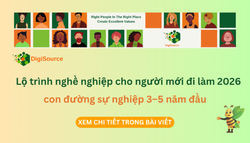 Lộ trình nghề nghiệp cho người mới đi làm 2026