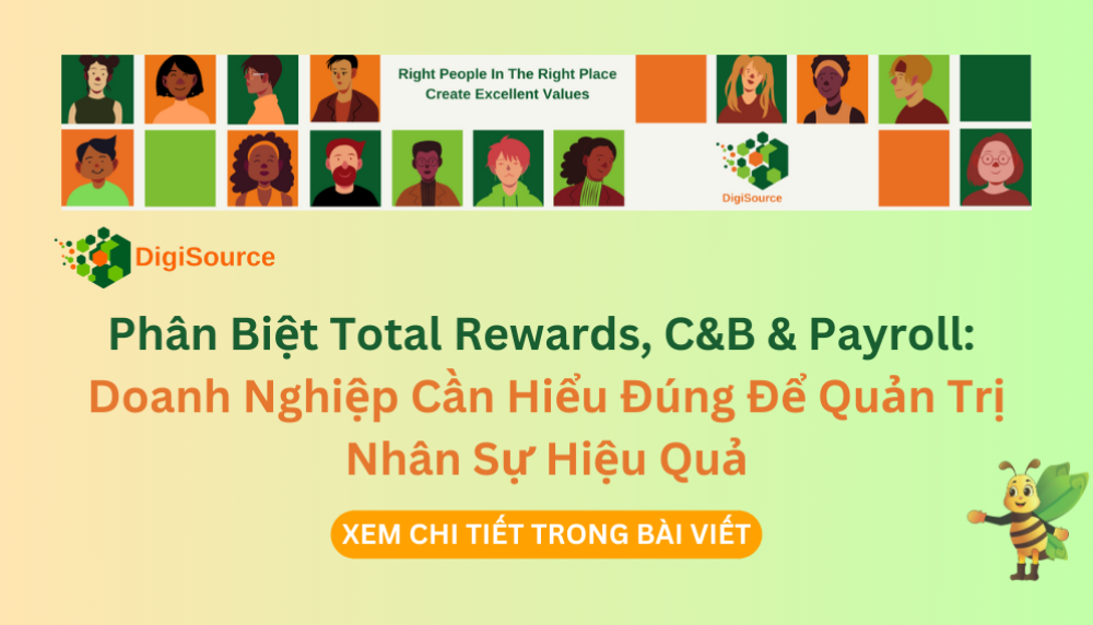 🔎 Phân Biệt Total Rewards, C&B & Payroll: Doanh Nghiệp Cần Hiểu Đúng Để Quản Trị Nhân Sự Hiệu Quả