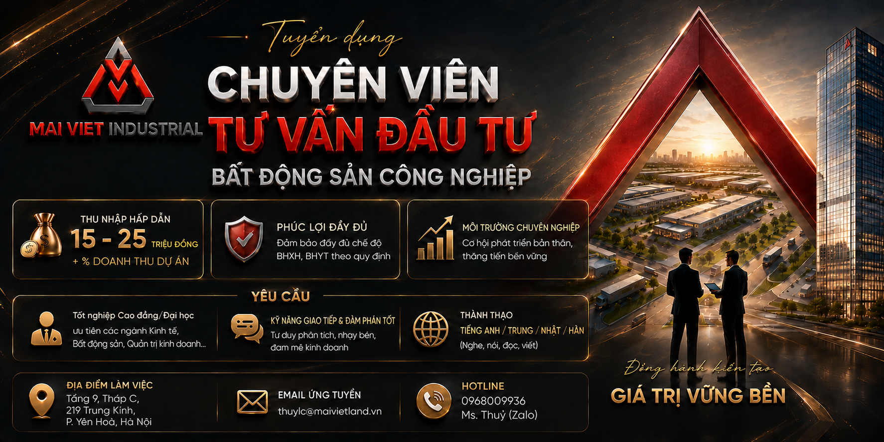 Công ty cổ phần địa ốc Mai Việt headline