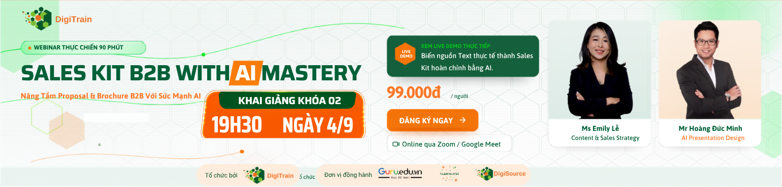 Sales Kit B2B with AI Mastery — Webinar thực chiến 90 phút